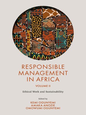 cover image of Responsible Management in Africa, Volume 2